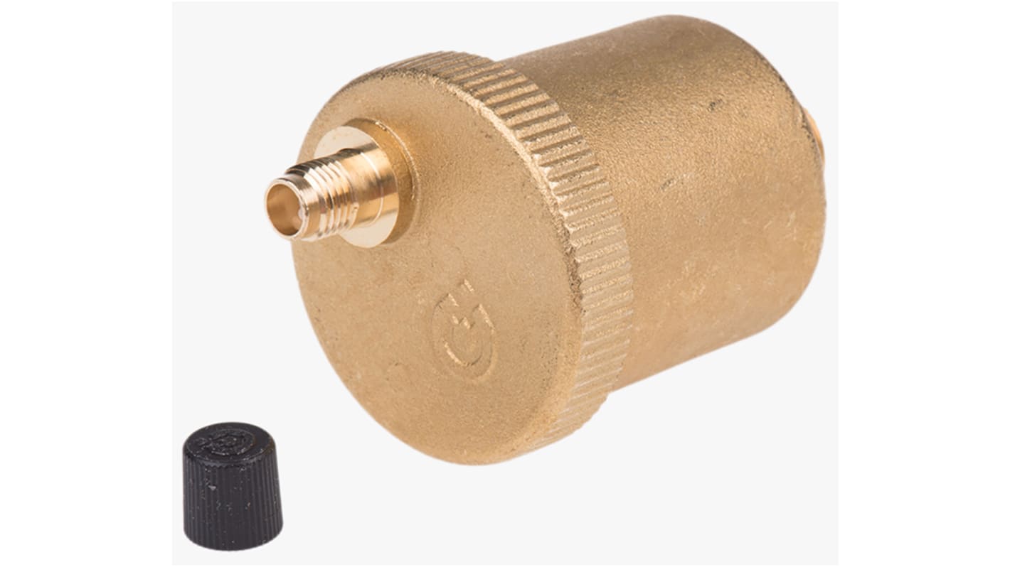 RS PRO Brass 3/8 in BSP Female to 3/8 in BSP Female Automatic Air Vent