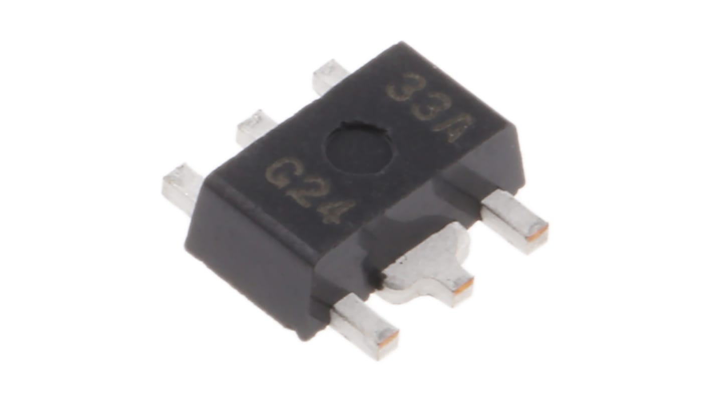 Nisshinbo Micro Devices NJM2370U1-33, 1 Low Dropout Voltage, Voltage Regulator 180mA, 3.3 V 6-Pin, SOT-89