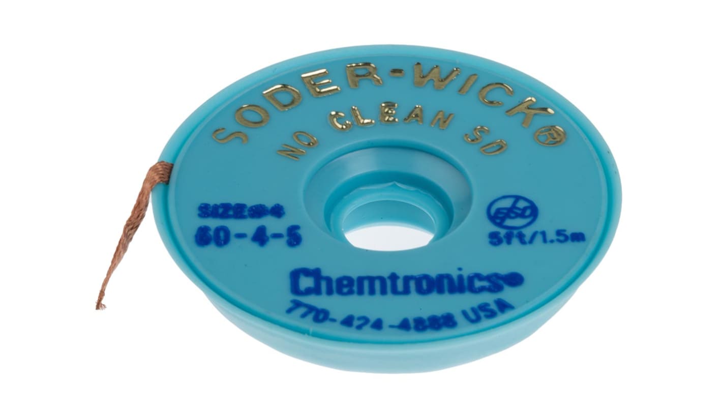 Chemtronics Soder-Wick Entlötlitze No Clean, 2.8mm x 1.5m