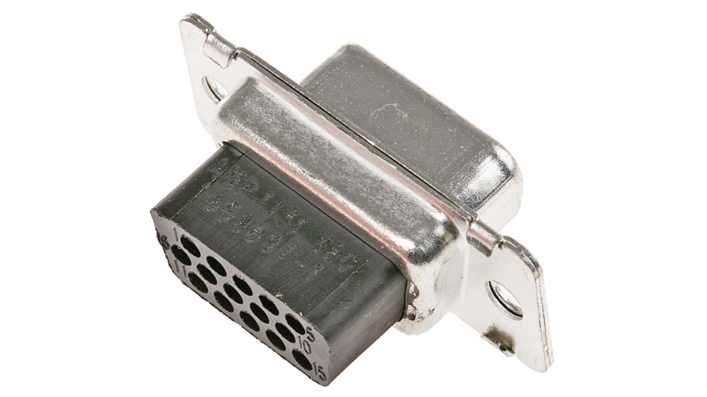 Connettore Sub-D DB15 A 15 Pin Ad Alta Densità. Con Custodia In Plastica Nera - Foto 11