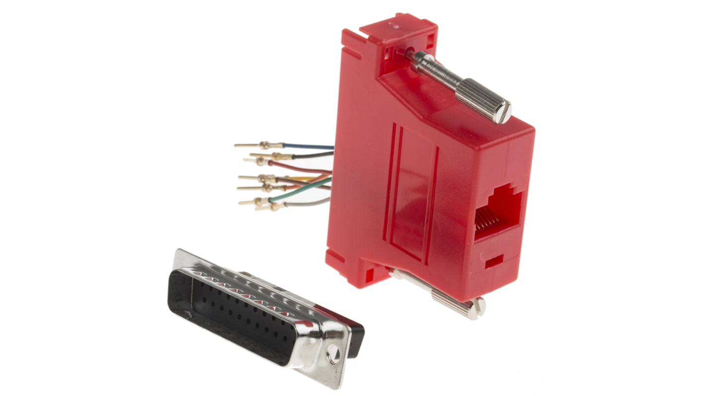 Adaptateur Sub-D 25 Mâle vers RJ45 Femelle RS PRO