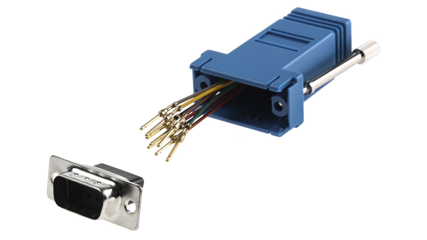 Adaptateur Sub-D 9 Mâle vers RJ45 Femelle RS PRO