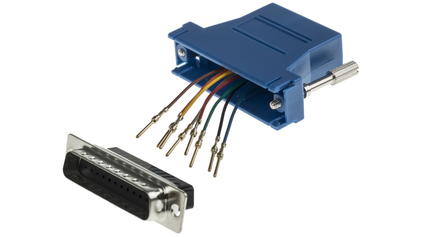 Adaptateur Sub-D 25 Mâle vers RJ45 Femelle RS PRO