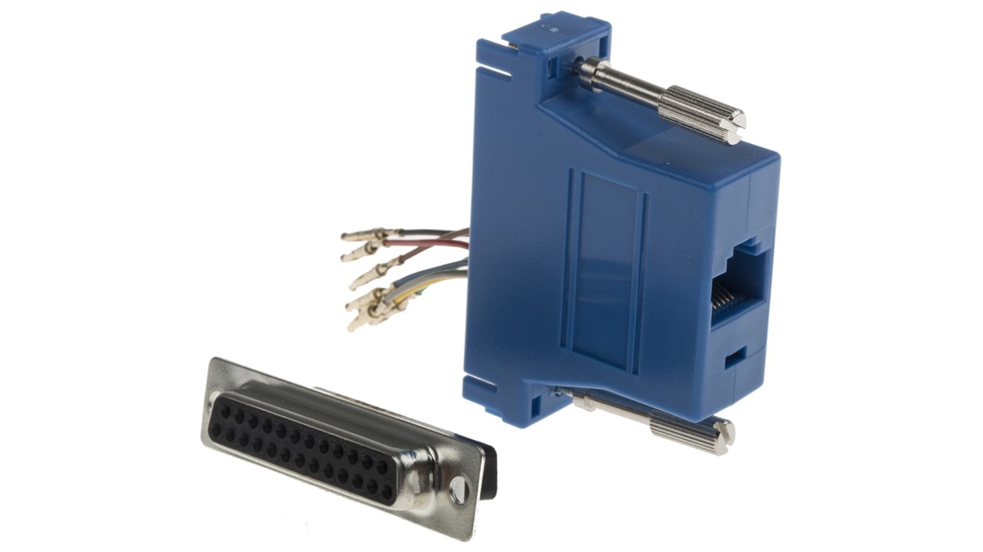 Adaptateur Sub-D 25 Femelle vers RJ45 Femelle RS PRO