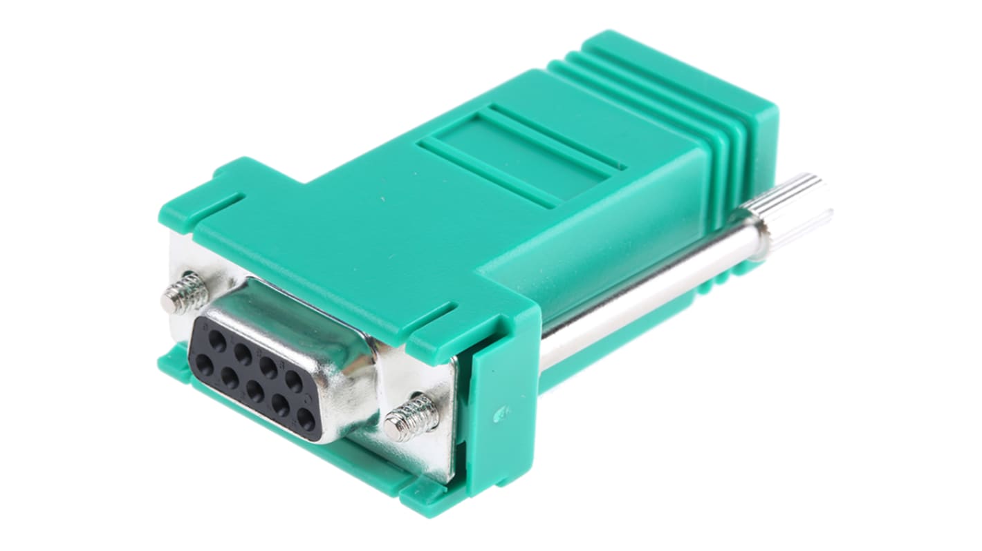 RS PRO D Sub Adapter Female 9 Way D-Sub to Female RJ45