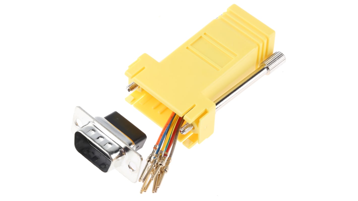 RS PRO Sub-D Adapter, Stecker 9-polig zu Buchse RJ45