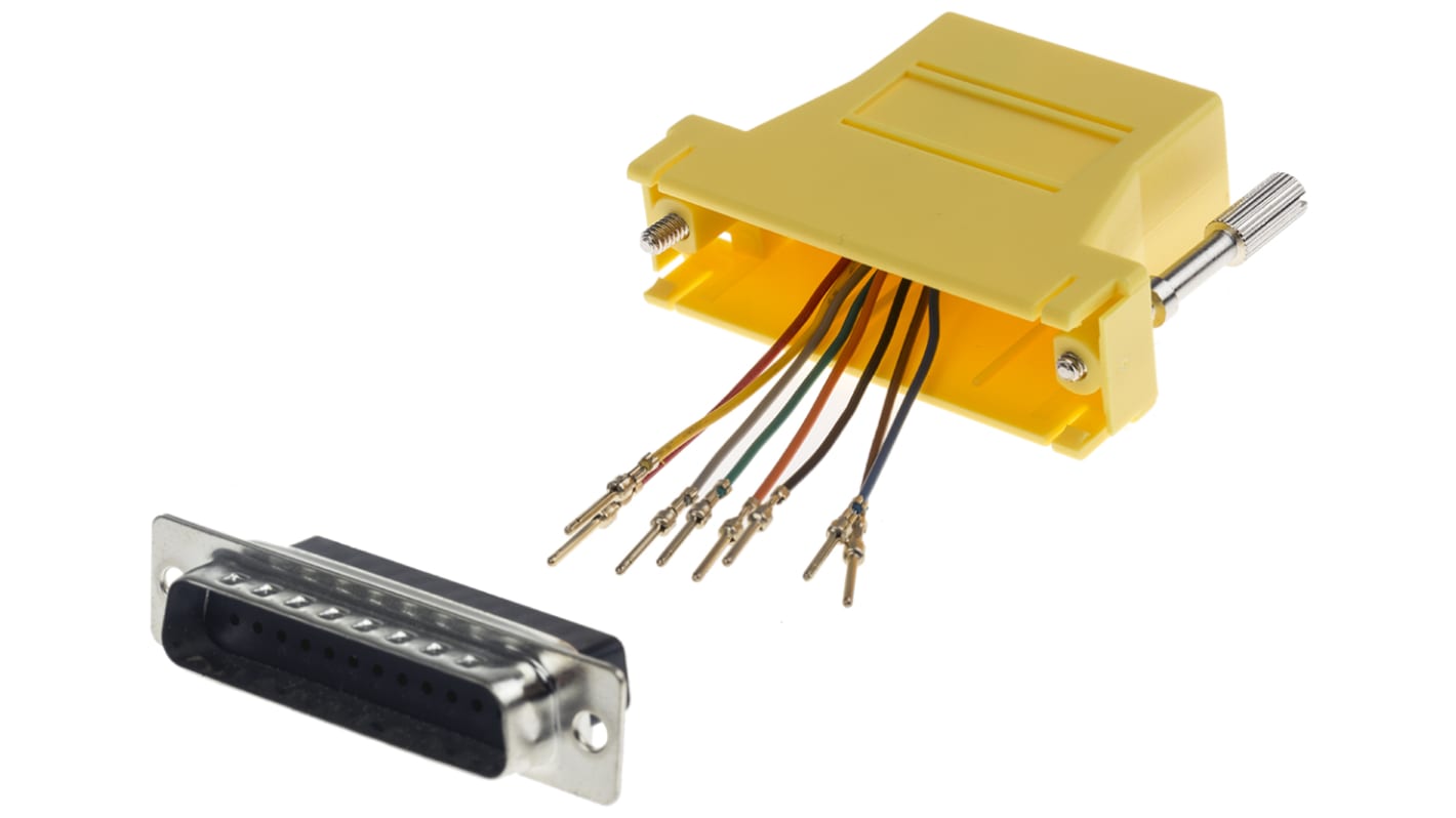 Adaptateur Sub-D 25 Mâle vers RJ45 Femelle RS PRO