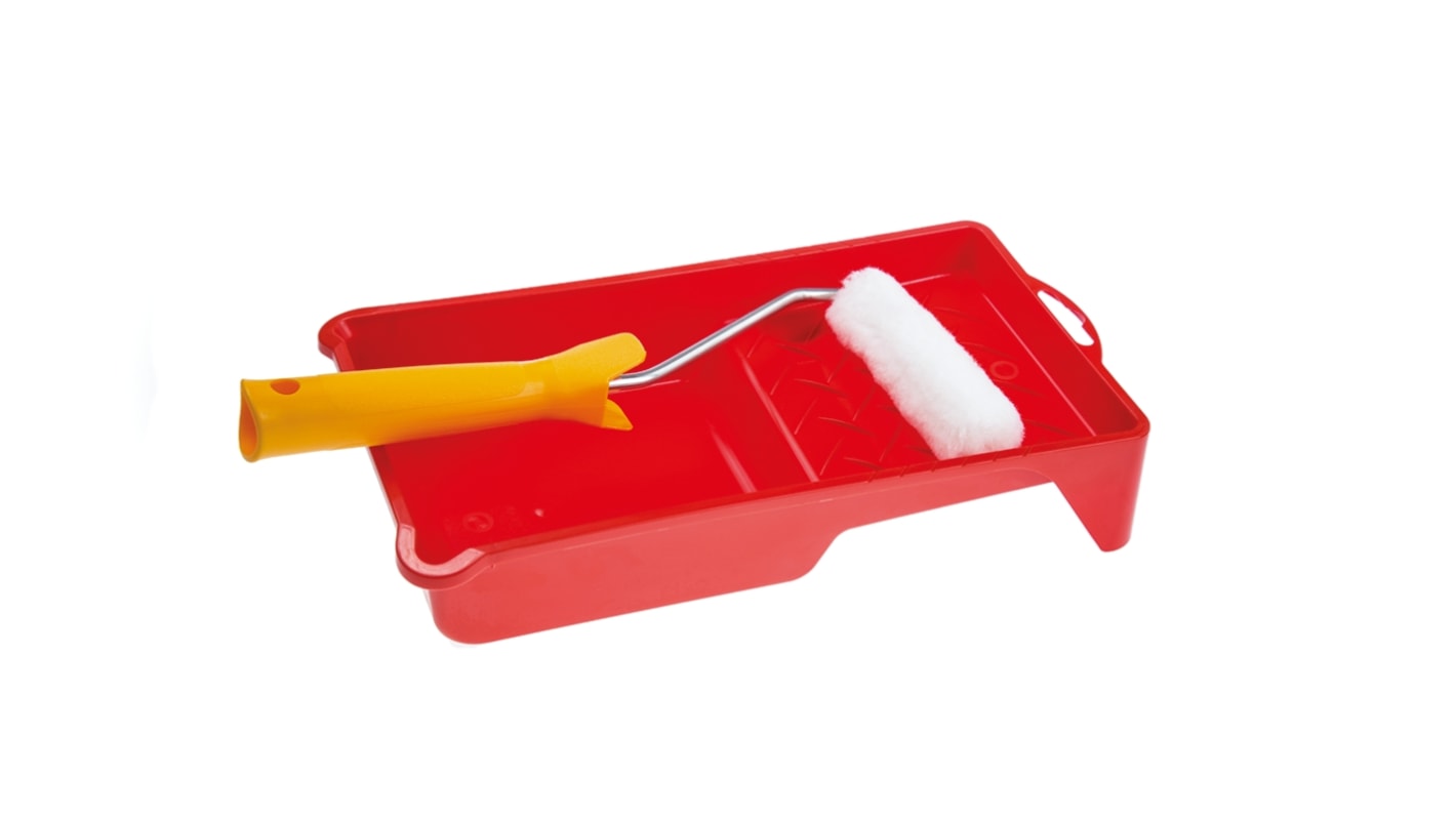 RS PRO 4 in, 102 mm Paint Roller & Tray (Short/Medium/Long Pile)