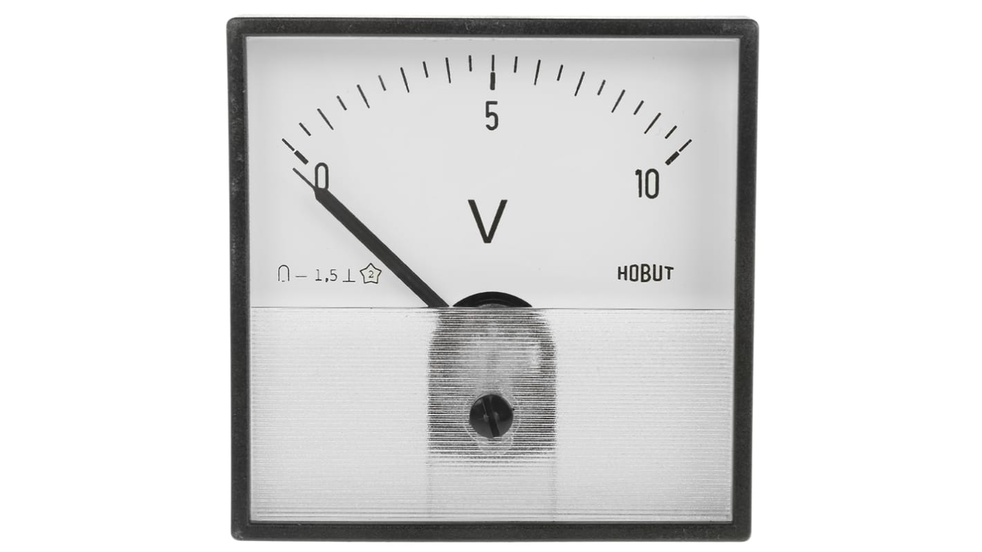 HOBUT Analogue Voltmeter DC, 56 (Dia.) mm