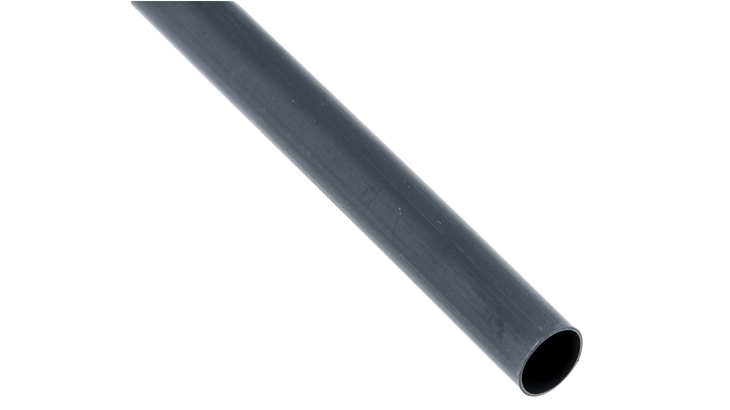 TE Connectivity Adhesive Lined Heat Shrink Tubing, Black 9mm Sleeve Dia. x 1.2m Length 3:1 Ratio, ATUM Series