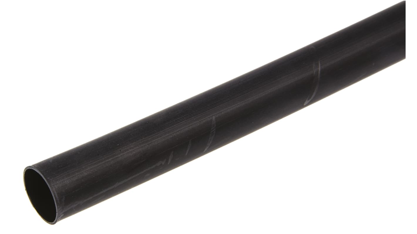 TE Connectivity Adhesive Lined Heat Shrink Tubing, Black 12mm Sleeve Dia. x 1.2m Length 3:1 Ratio, ATUM Series