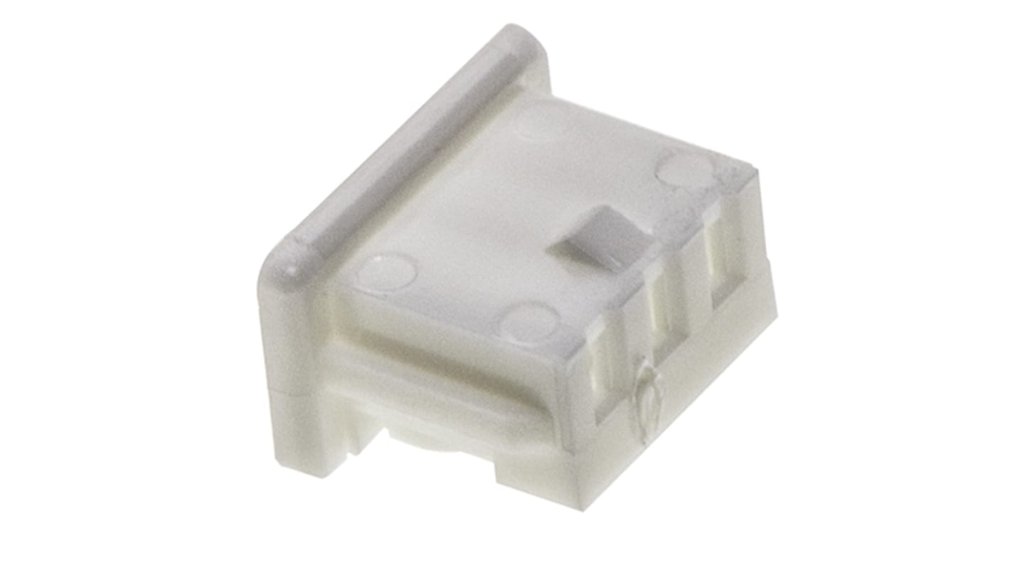 Carcasa de conector Molex 51021-0300, Serie 51021, paso: 1.25mm, 3 contactos, , 1 fila filas, Recto, Hembra, Montaje de