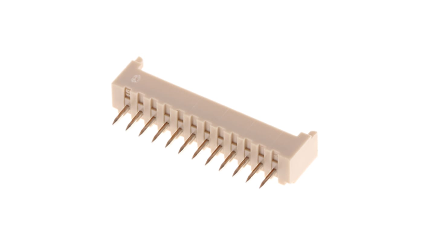 Molex PicoBlade Series Straight Through Hole PCB Header, 12 Contact(s), 1.25mm Pitch, 1 Row(s), Shrouded