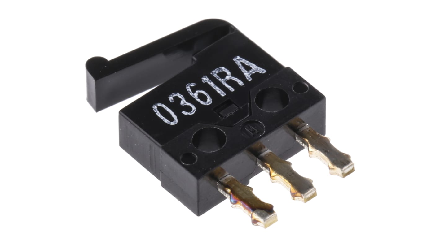 Microinterruttore, Omron, SPDT, 500 mA a 30 V c.c., IP40, Foro passante