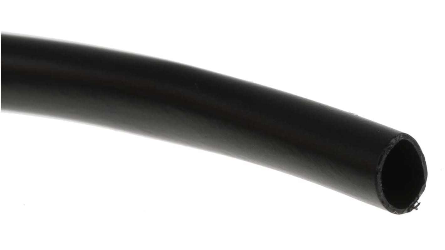 SES Sterling PVC Black Cable Sleeve, 5mm Diameter, 25m Length, Plio-Super Series