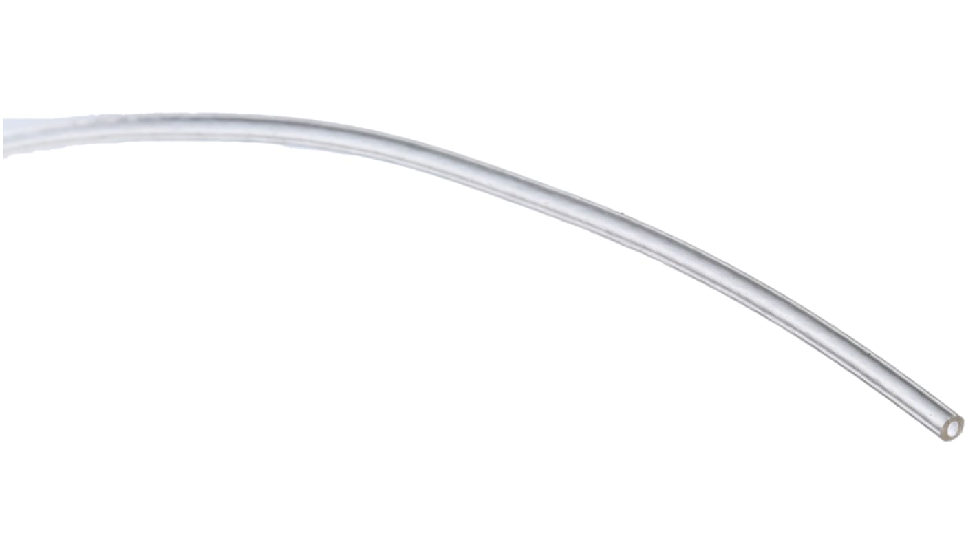 SES Sterling PVC Transparent Cable Sleeve, 0.5mm Diameter, 50m Length, Plio-Super Series