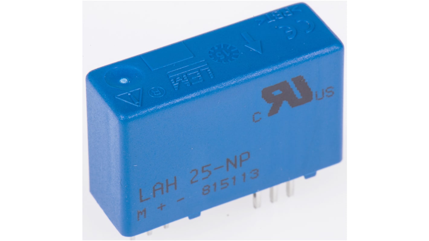 LEM LAH Series Current Transformer, 25A Input, 25:1, 25 mArms Output, 12 → 15 V