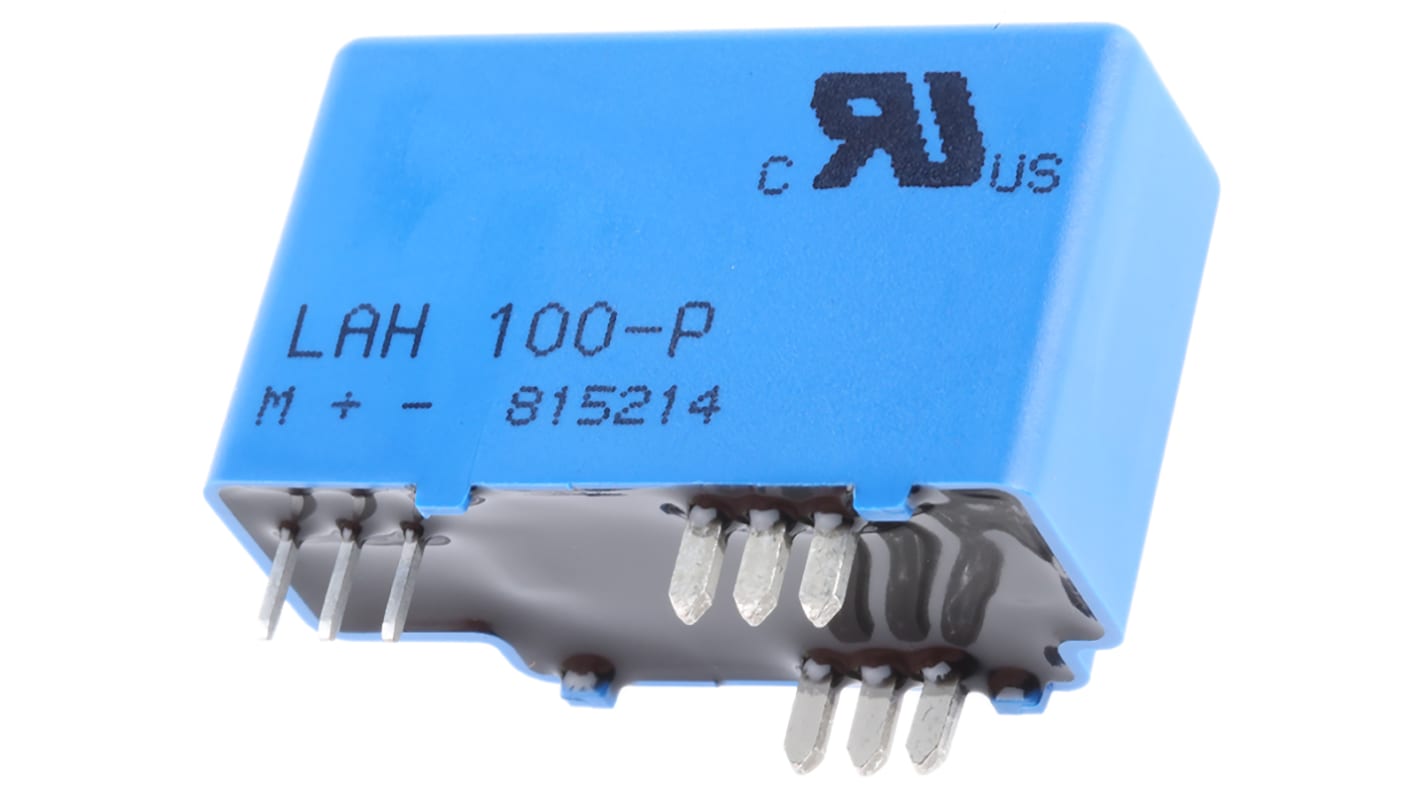 LEM LAH Series Current Transformer, 100A Input, 100:1, 50 mArms Output, 12 → 15 V