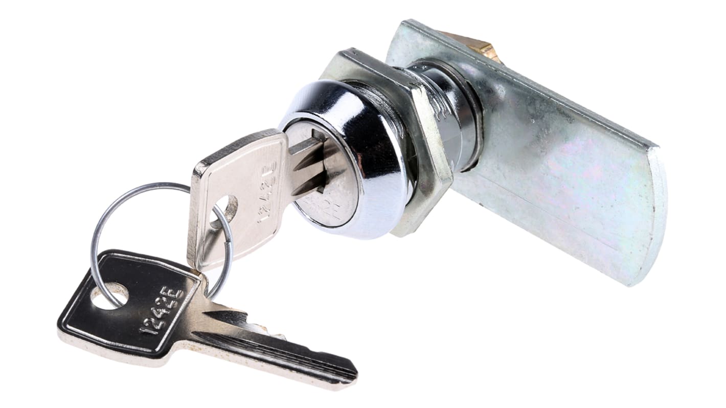 Cerradura de leva Euro-Locks a Lowe & Fletcher group Company, muesca de 20.1 x 17.6mm, Llave para desbloquear