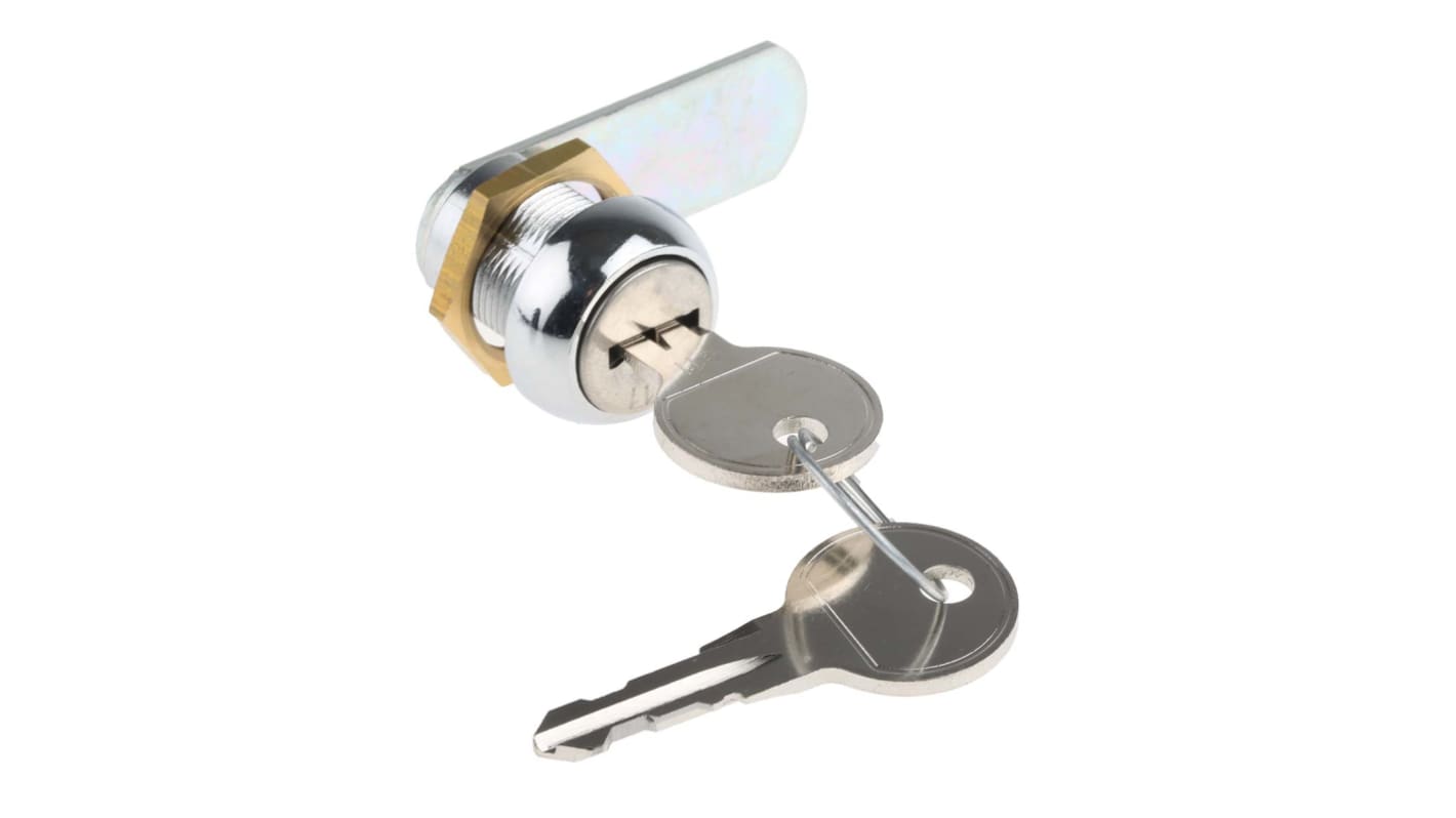 Cerradura de leva Euro-Locks a Lowe & Fletcher group Company, muesca de 19.1 x 16.1mm, Llave para desbloquear
