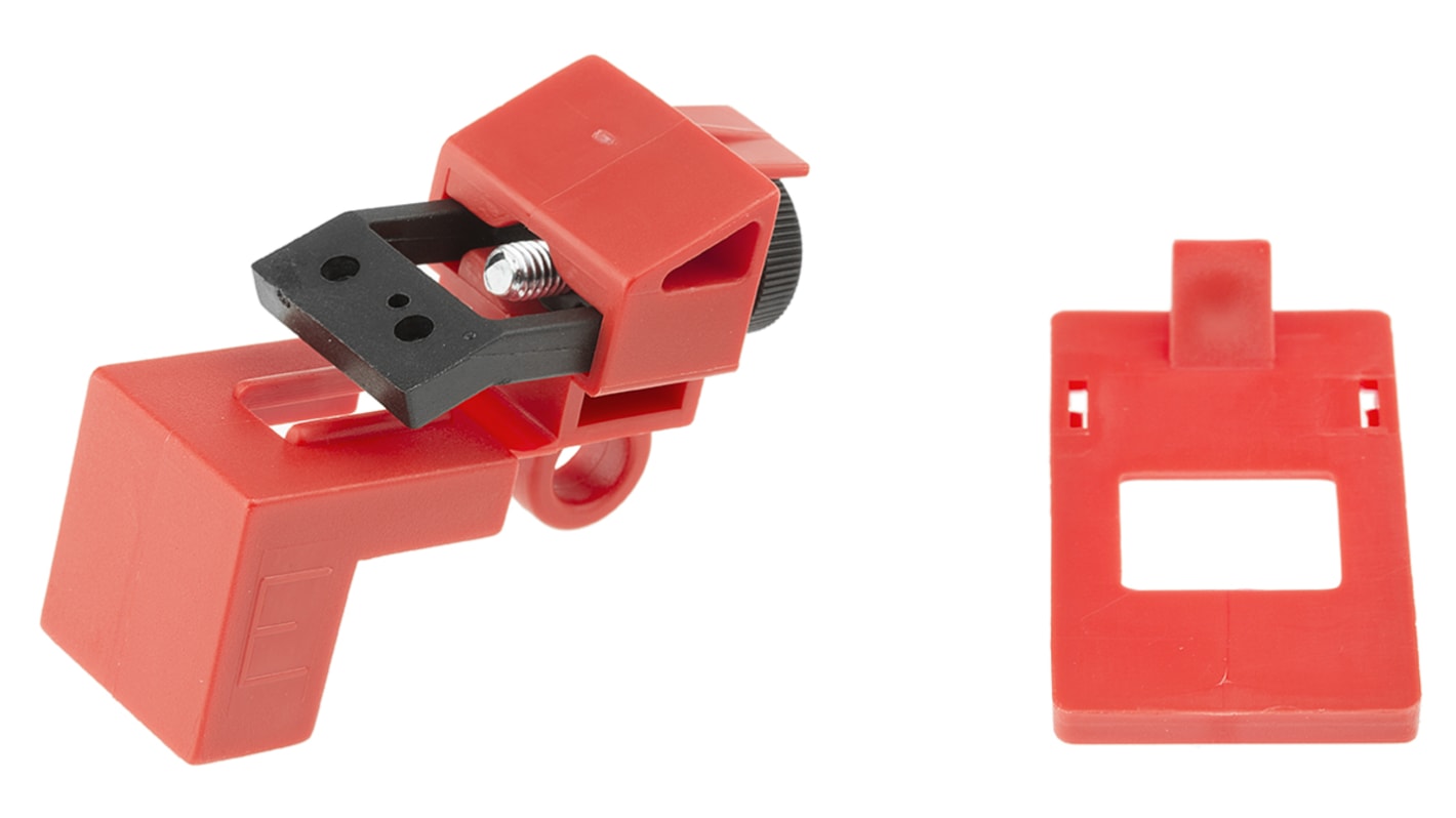 65396 | Brady Red PP Universal Circuit Breaker Lockout, 7mm Shackle ...