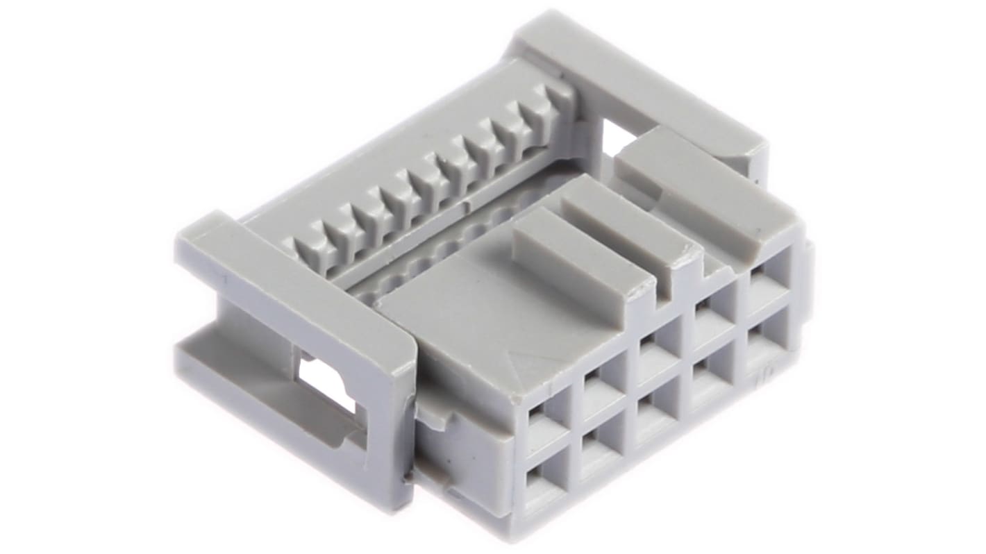 3M 10-Way IDC Connector Socket for Cable Mount, 2-Row