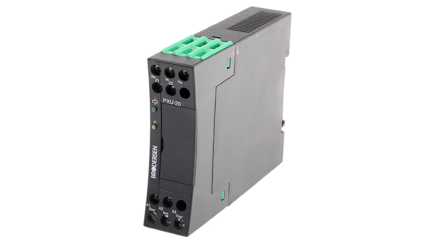 Brodersen Controls 9100 Series Signal Conditioner, Current, Voltage Input, Current, Voltage Output, 24V ac Supply