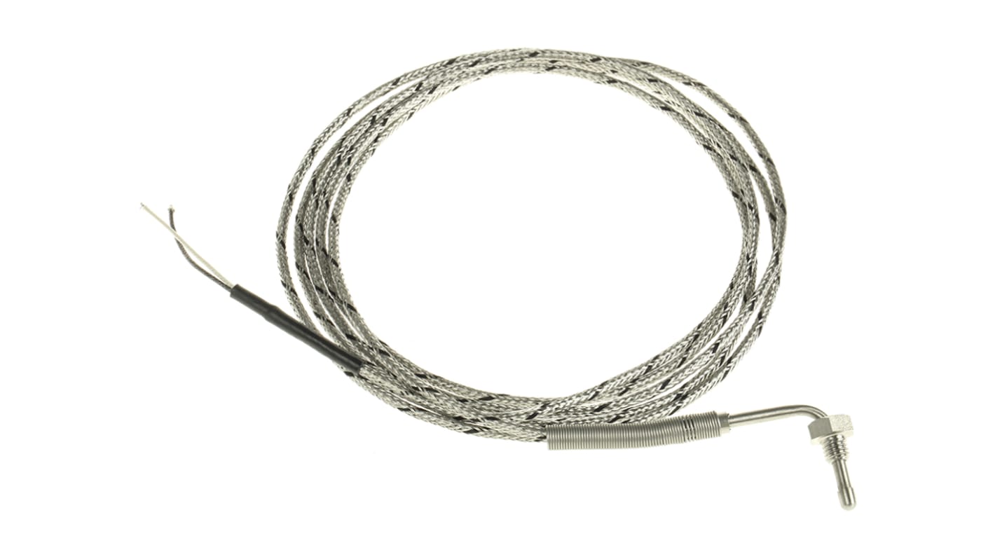 Termopar tipo J Correge, diám. sonda 4mm x 40mm, temp. máx +600°C, cable de 2m