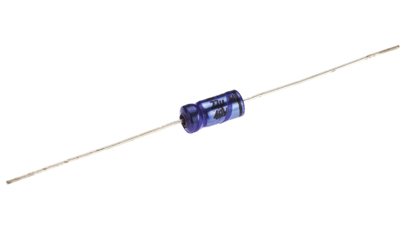 Vishay Aluminium Electrolytic Capacitor 22μF 40V dc 4.5mm Axial 021 ASM Series, Through Hole Electrolytic, ±20%