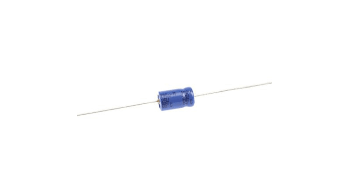 Vishay 100μF Aluminium Electrolytic Capacitor 25V dc, Axial, Through Hole - MAL202136101E3