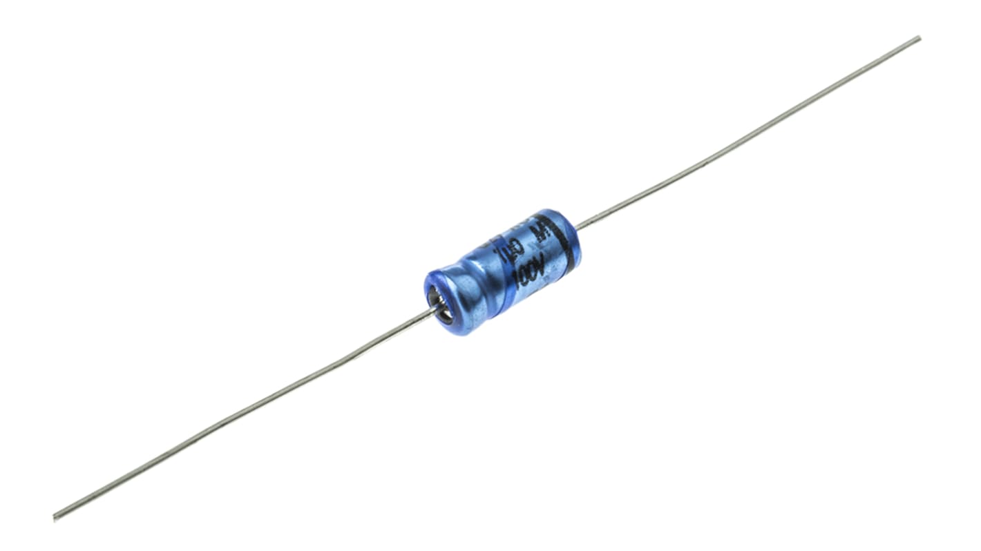 Vishay 021 ASM, THT Alu Kondensator, Elko 1μF ±20%, 100Vdc, Ø 4,5mm x 10mm, –40 → +85 °C