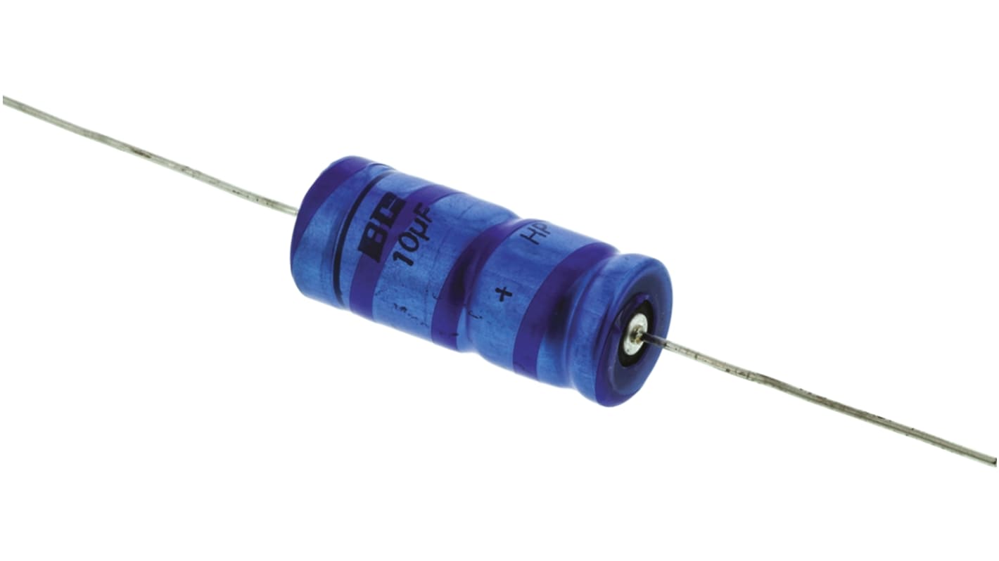 Vishay 10μF Aluminium Electrolytic Capacitor 450V dc, Axial, Through Hole - MAL204217109E3