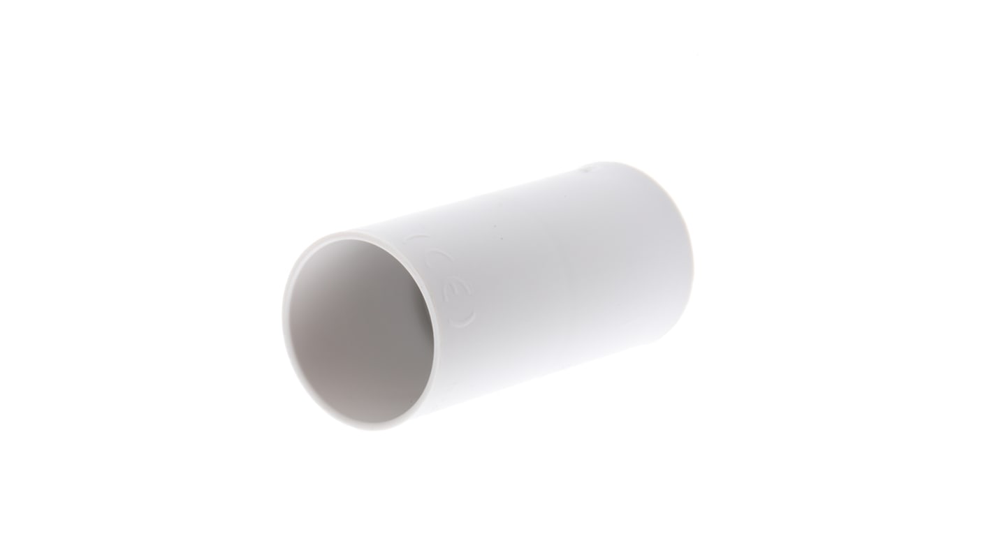 Schneider Electric Sleeve Fitting, Conduit Fitting, 20mm Nominal Size, PVC, Grey