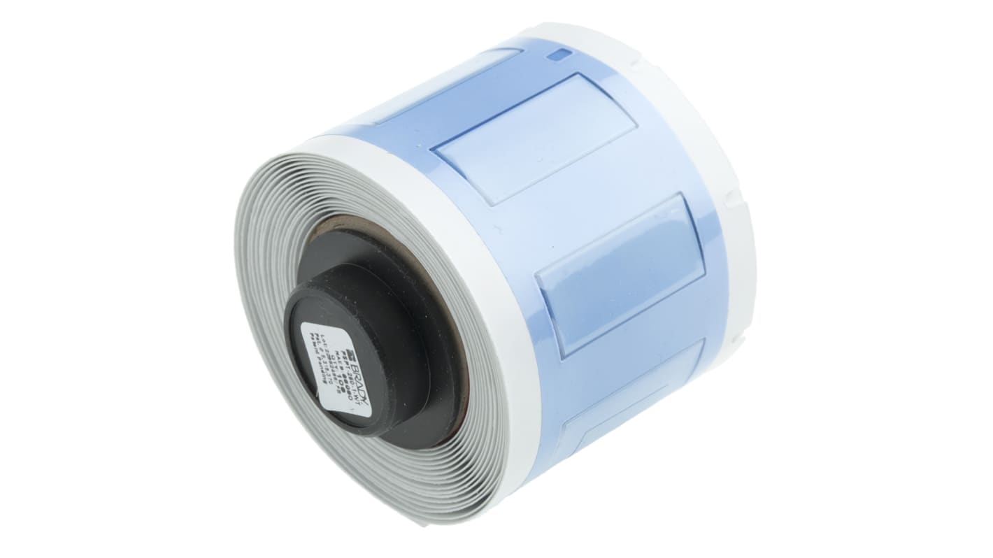 Brady R4310 White Heatshrink Labels, 25.4mm Width, 11.28mm Height, 100 Qty