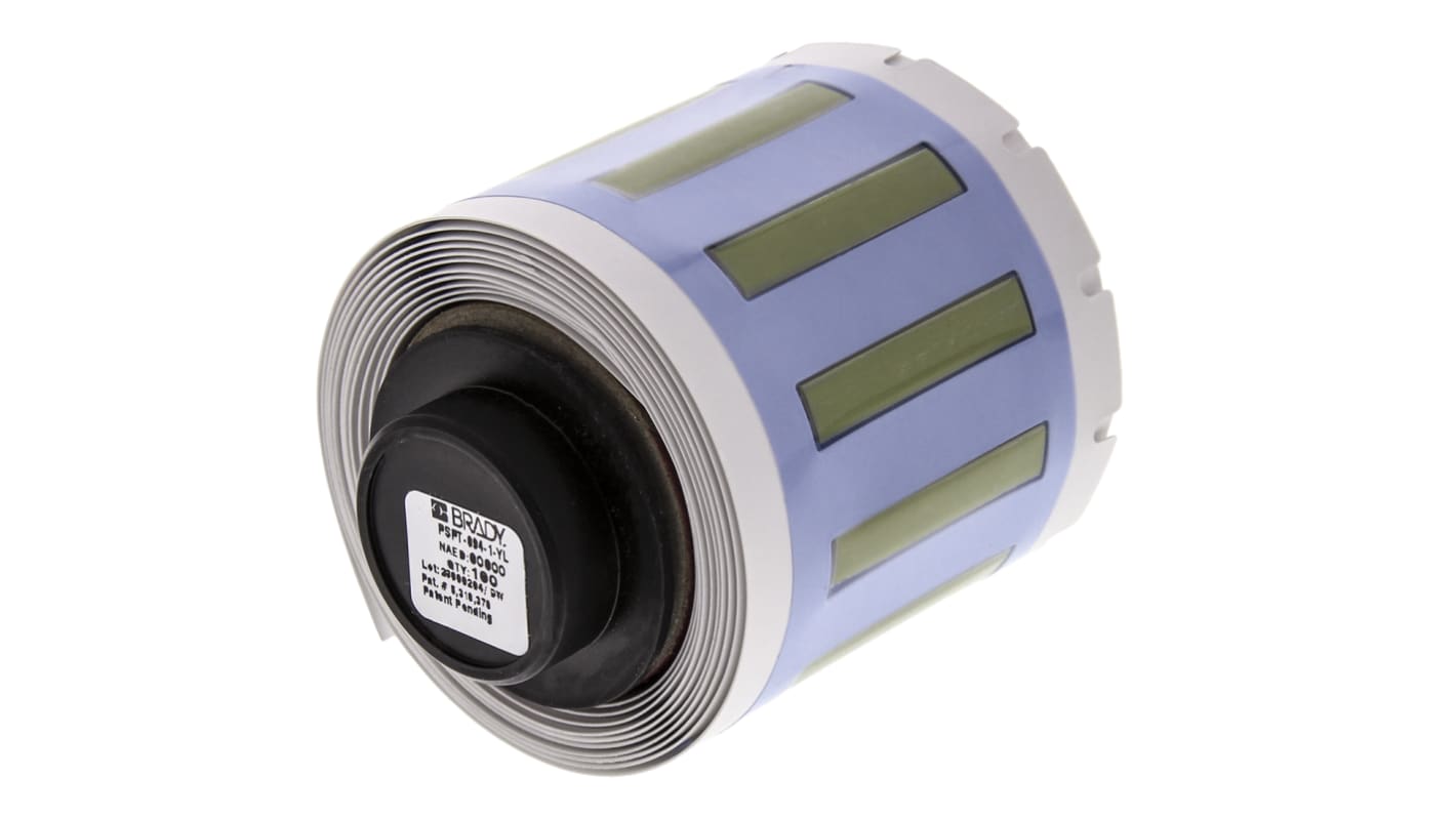 PSPT-094-1-YL | Brady R4310 Yellow Heatshrink Labels, 25.4mm Width, 4 ...