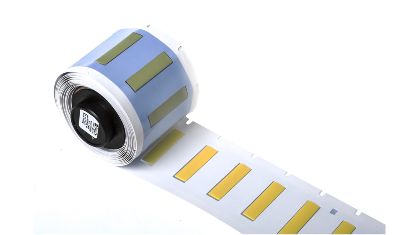 PSPT-125-1-YL | Brady R4310 Yellow Heatshrink Labels, 25.4mm Width, 5 ...