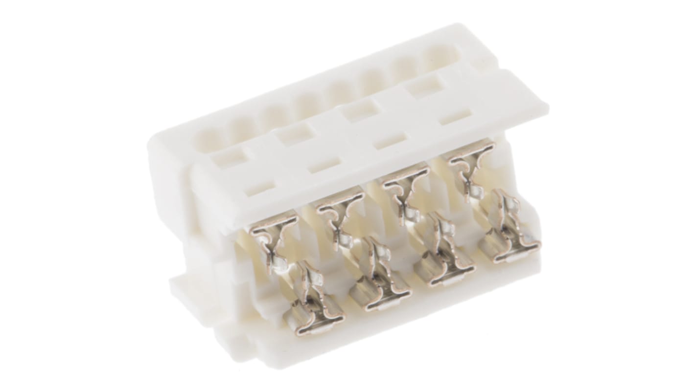 Molex 8-Way IDC Connector Socket for Cable Mount, 2-Row