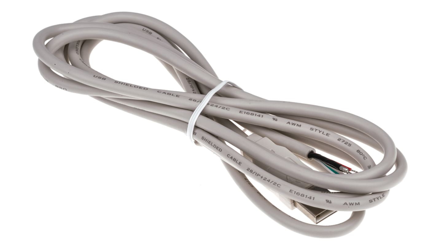 Kabel USB, řada: 88740, 2.1m, Bílá