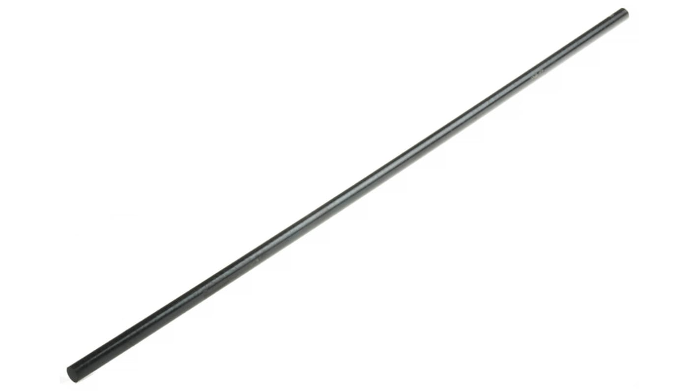 RS PRO Black Polyphenylene Sulphide (PPS) Rod, 500mm x 10mm Diameter