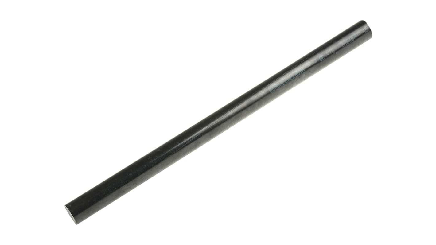 RS PRO Black Polyphenylene Sulphide (PPS) Rod, 500mm x 30mm Diameter