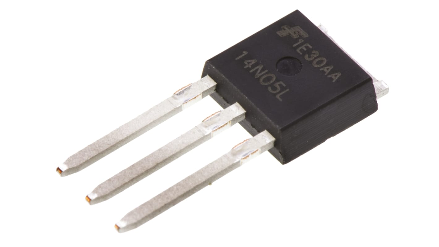 N-Channel MOSFET, 14 A, 50 V, 3-Pin IPAK onsemi RFD14N05L