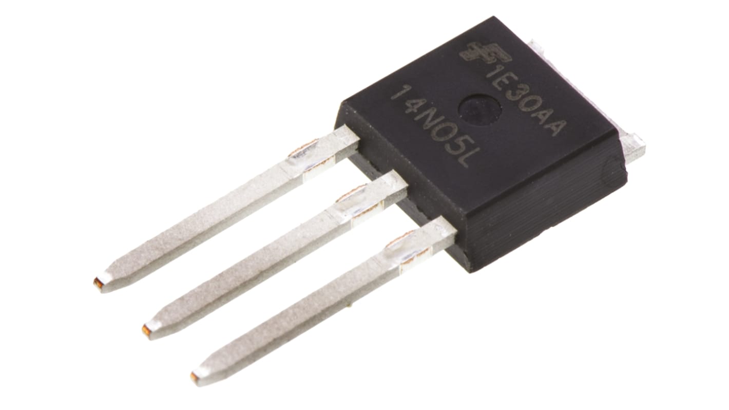 onsemi Nチャンネル MOSFET50 V 14 A スルーホール パッケージIPAK (TO-251) 3 ピン