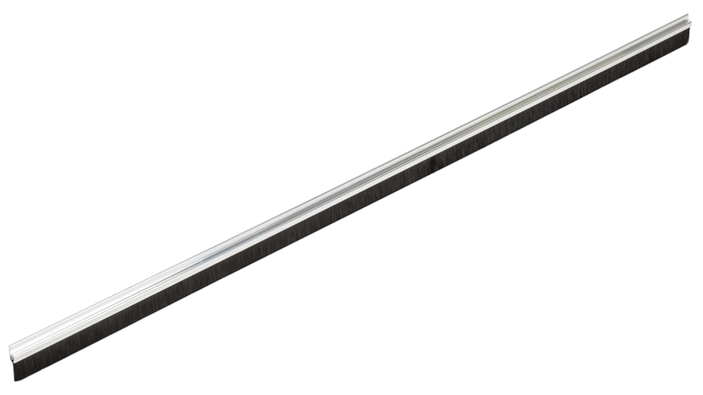 Listwa szczotkowa szerokość: 7.8mm Profil H 180 stopni dł: 25mm Aluminium, nylon