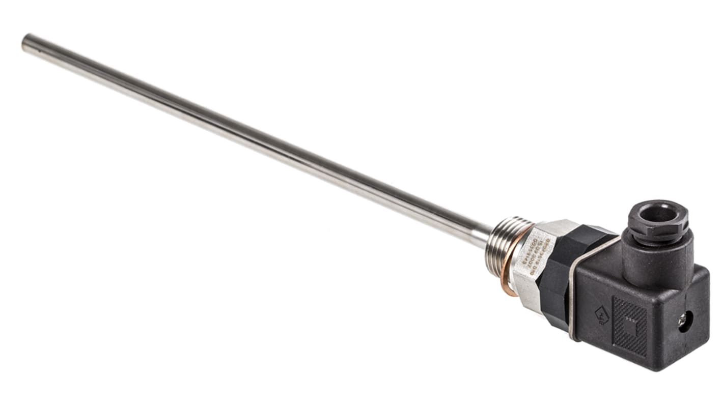 Jumo 熱電対センサ, , Pt 100タイプ, プローブ径:8mm, プローブ長さ:250mm, 902044/20-380-1003-1 ...