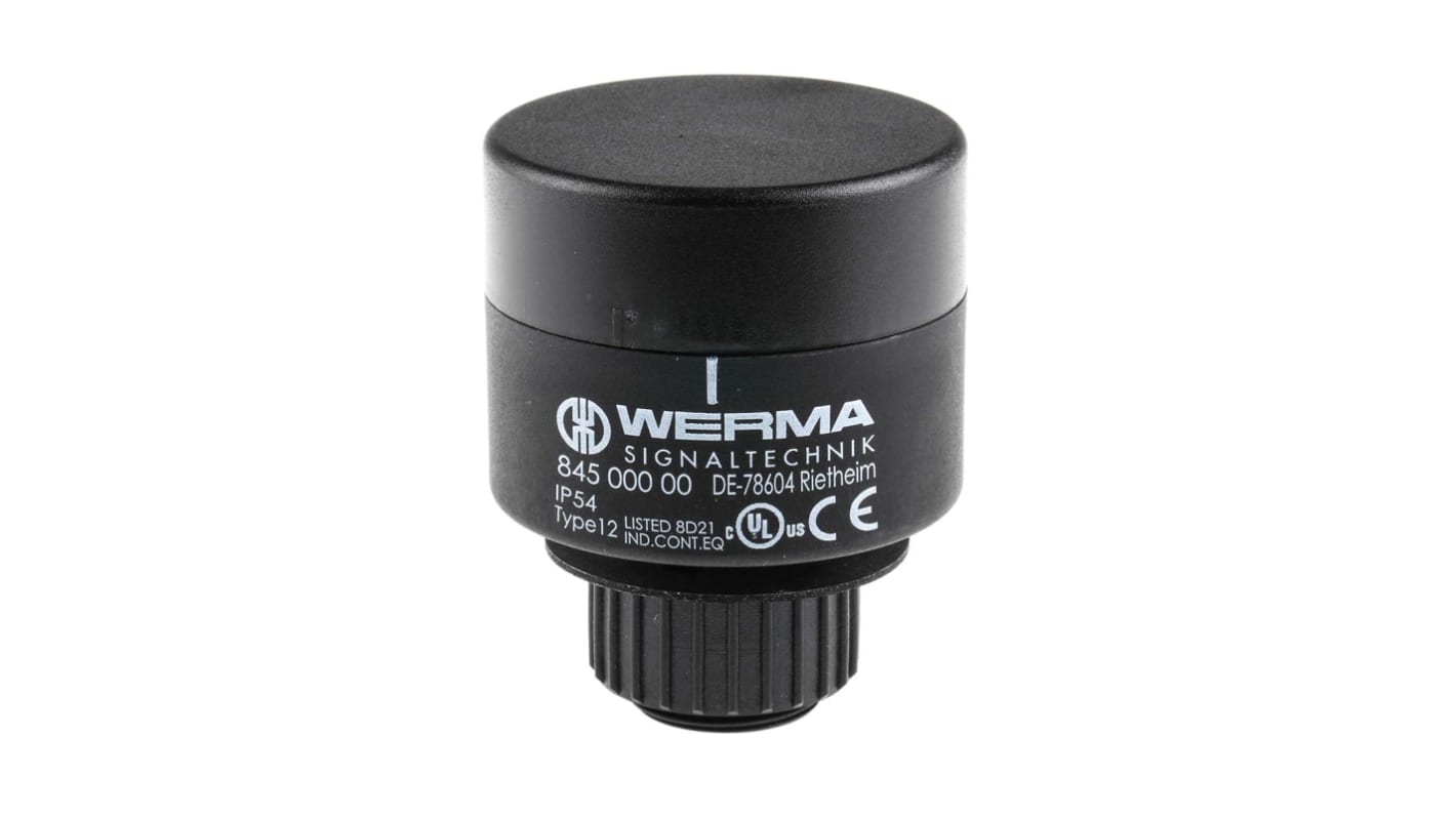 Tapa de cierre Werma 845, Ø 52mm, alim. 12 → 230 V ac / dc