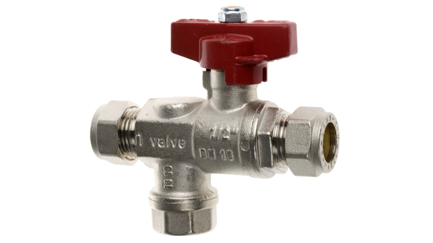 Cimberio Stainless Steel 2 Way, High Pressure Ball Valve, BSP, 15mm