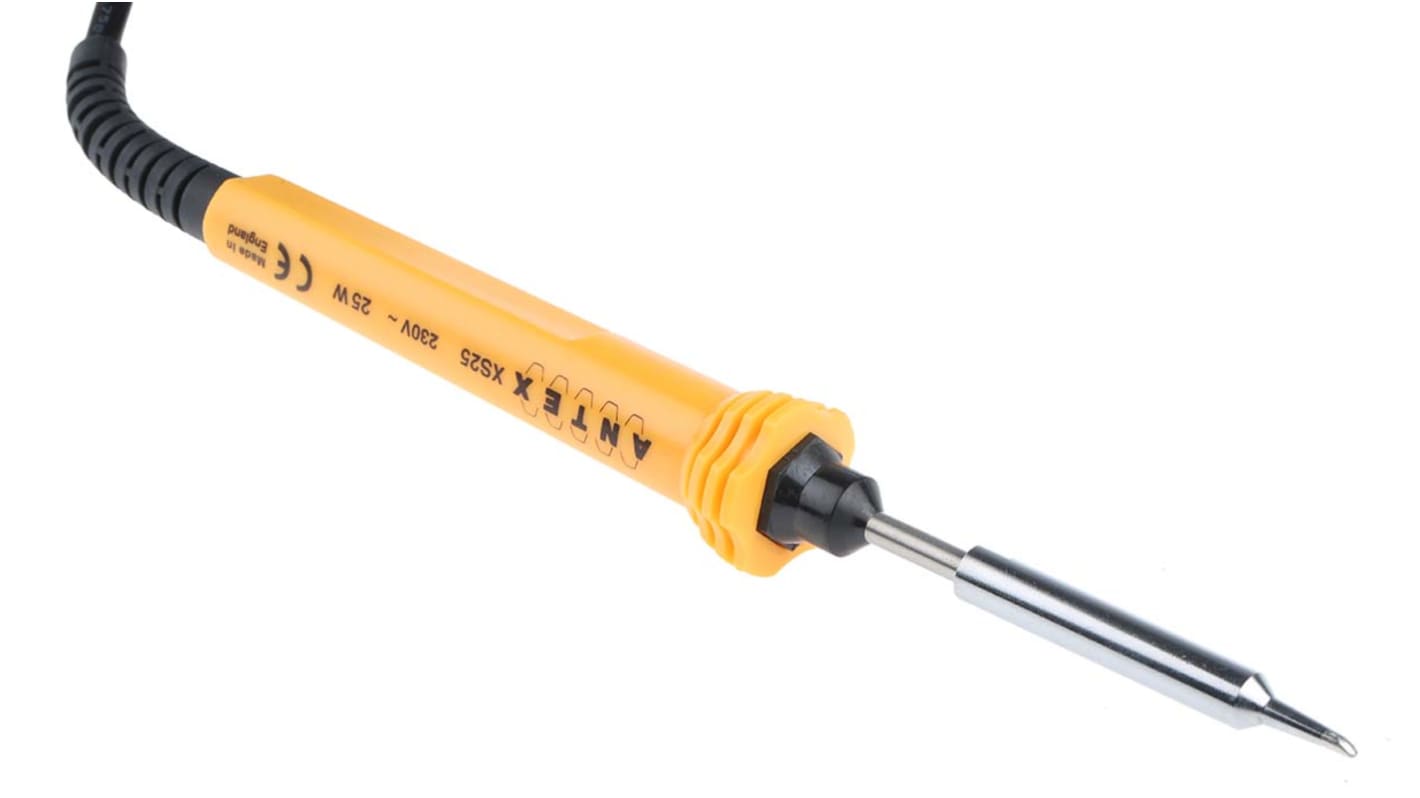 Antex Electronics Electric Soldering Iron, 230V, 25W, for use with XS25 Soldering Iron