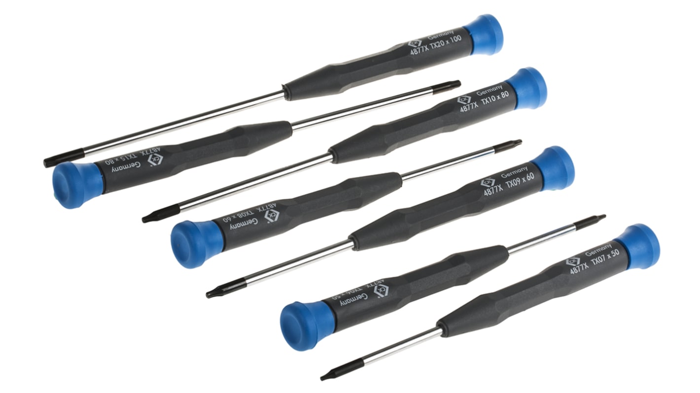 T4877PX CK Torx Precision Screwdriver Set, 7Piece RS
