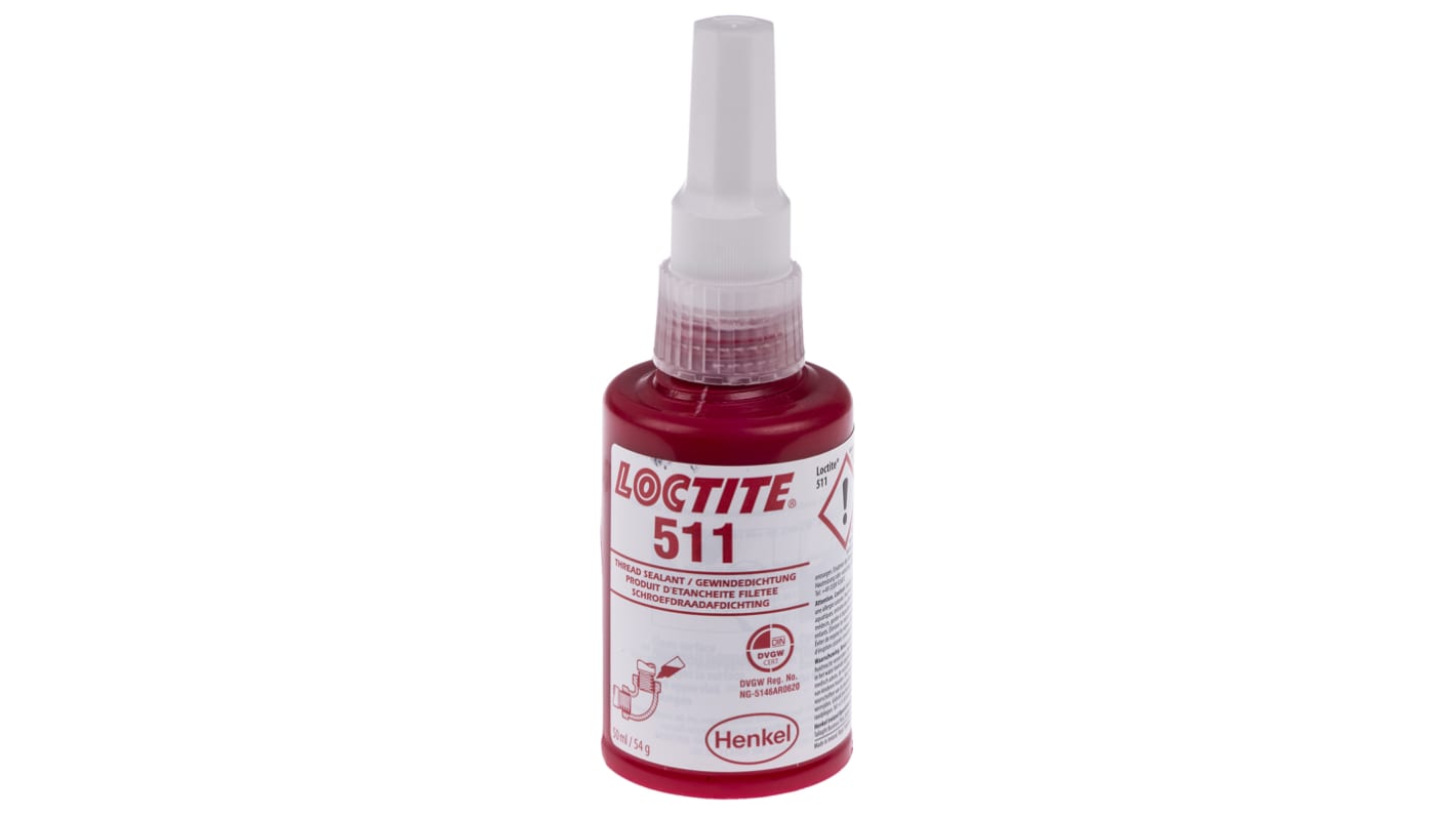 230633 Loctite 511 Thread lock Paste for Thread Sealing 50 ml Bottle RS