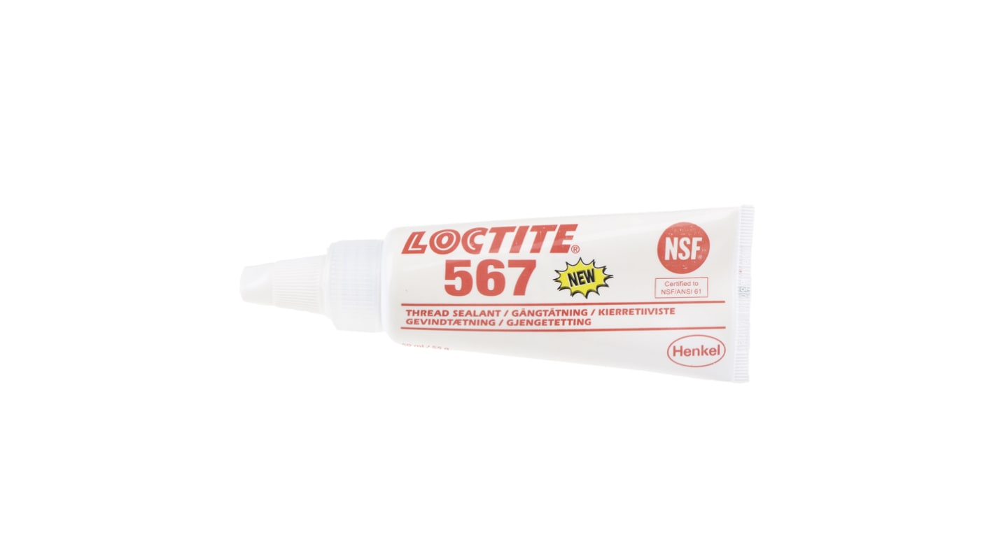 135491 Loctite 567 Pipe Sealant Paste for Thread Sealing 50 ml Tube RS